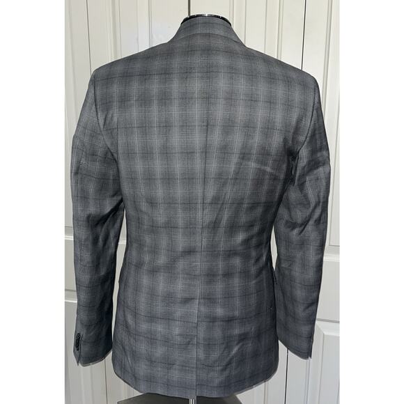Men’s Theory Grey 2 Button Single Vent Wool Blazer 38R NWT - Picture 3 of 10